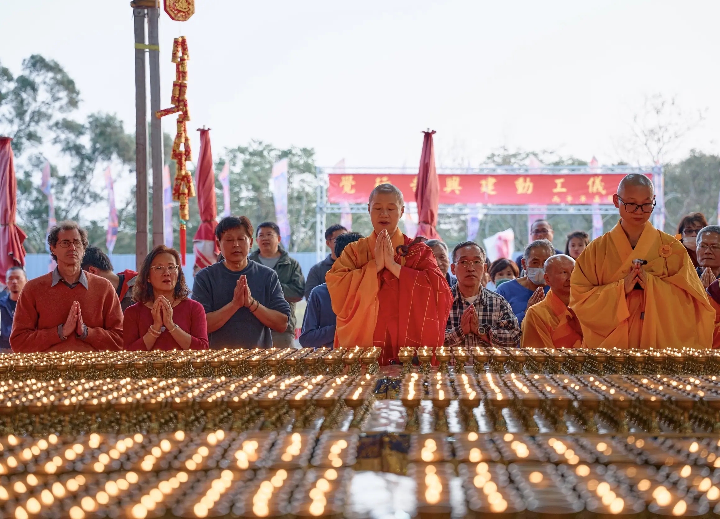 覺行寺「新春萬燈供佛祈福法會」圓滿 初六舉行動工儀式-图片2