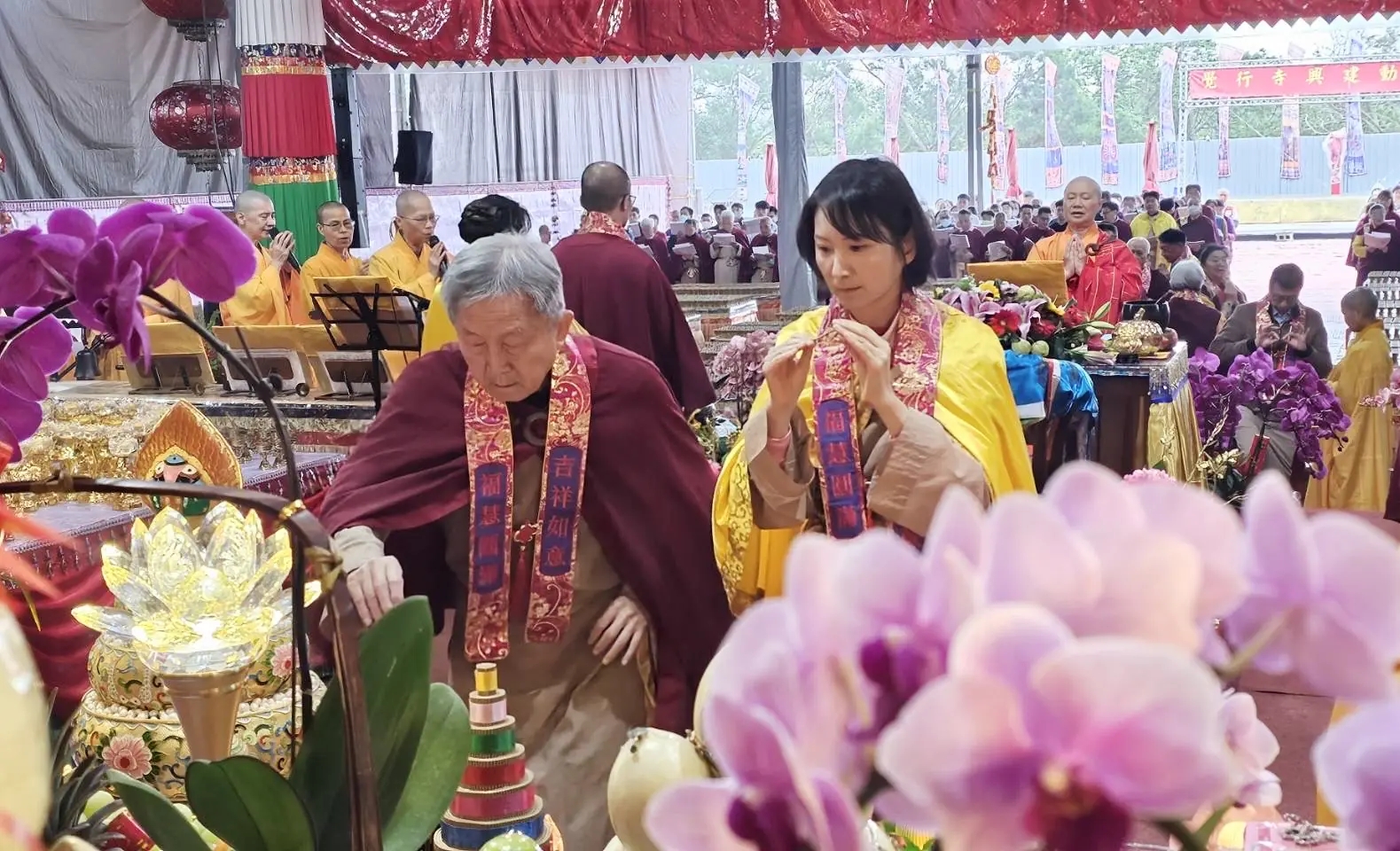 覺行寺「新春萬燈供佛祈福法會」圓滿 初六舉行動工儀式-图片6